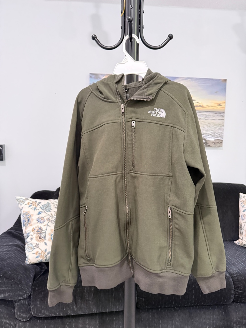 North Face Olive Medium Jacket